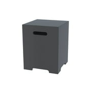 UPHA Outdoor/Indoor Square Propane Tank Cover for Propane Gas Fire Pits, Suitable for Standard 20 Gallon Propane Tanks Grey